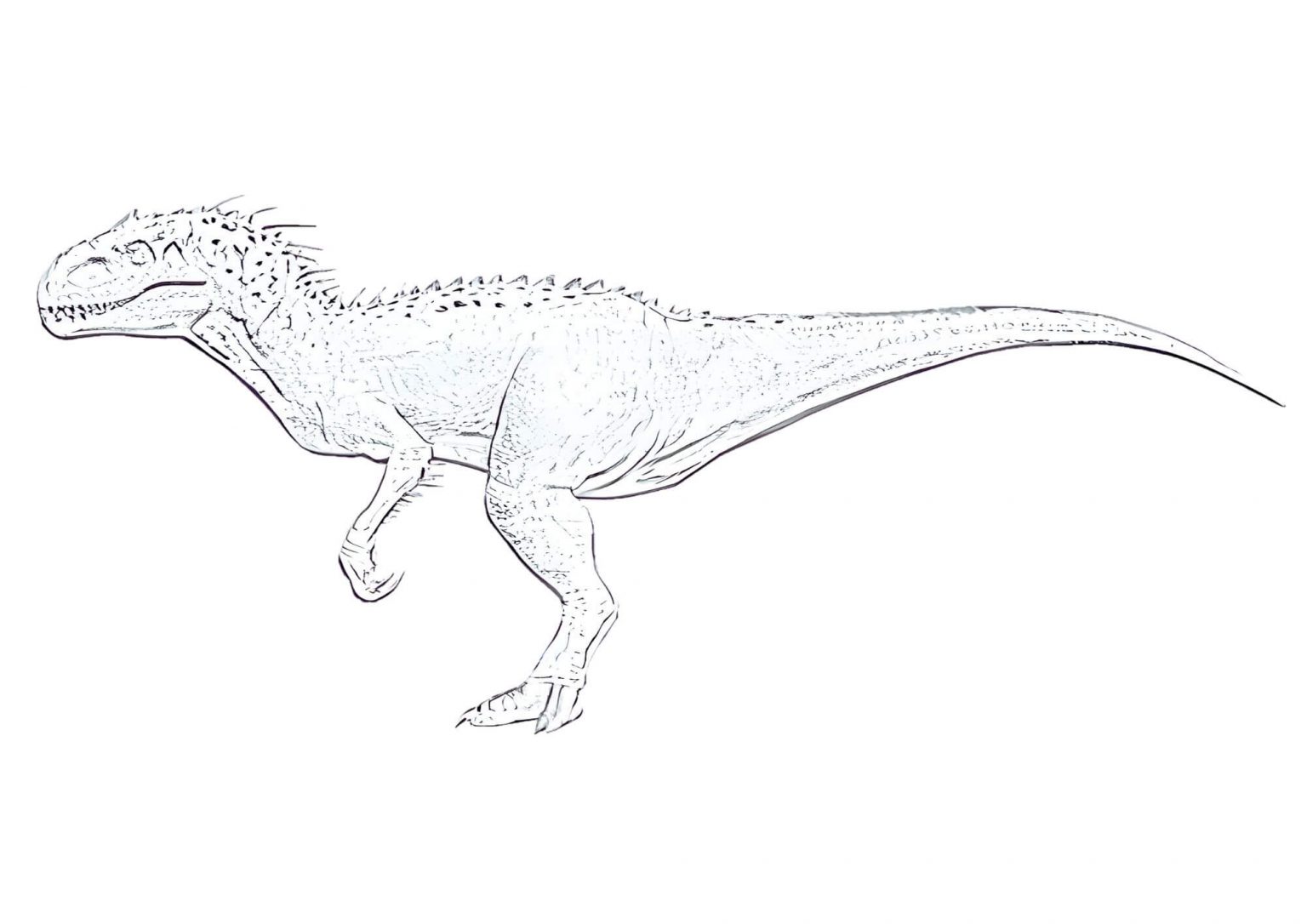 Indominus Rex pictures to color (Free   Printable)
