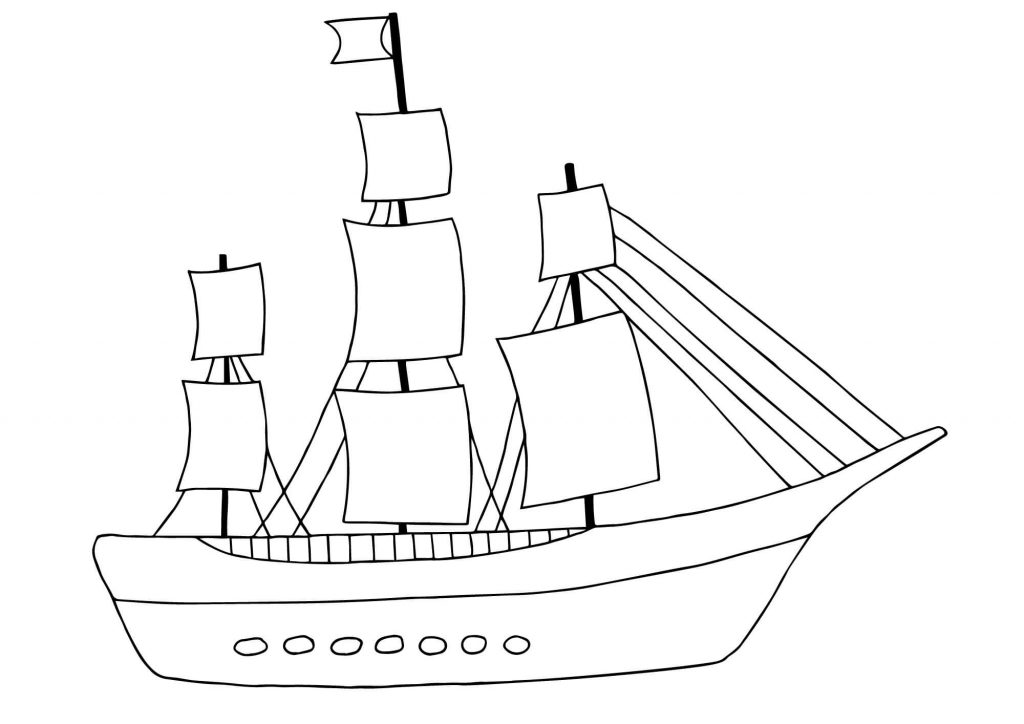  Boot Ausmalbilder (100% Kostenlos zum Ausdrucken) - Kokoprint.com Motiv 