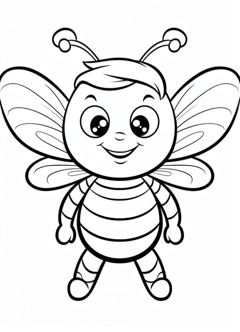 Bumble Bee Coloring Sheets (Free Printable) Kokoprint com