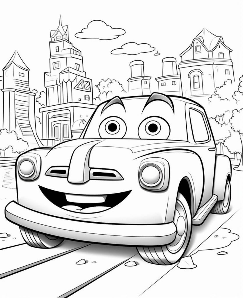 Car Color Sheet (Free + Printable)