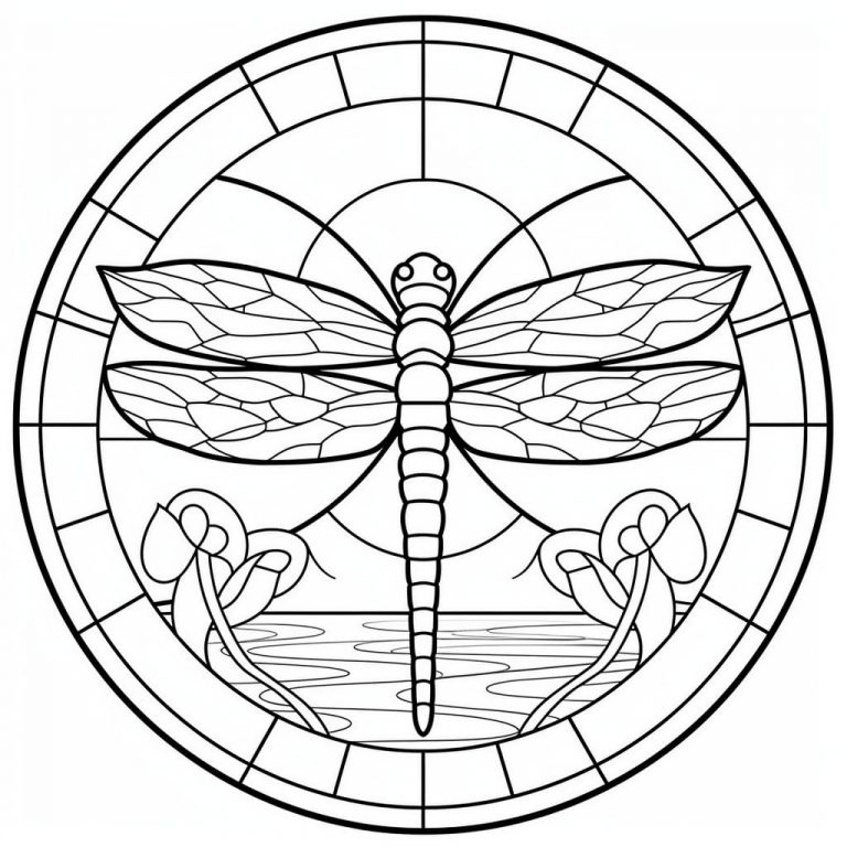  Libelle Ausmalbilder (100% Kostenlos zum Ausdrucken) - Kokoprint.com 