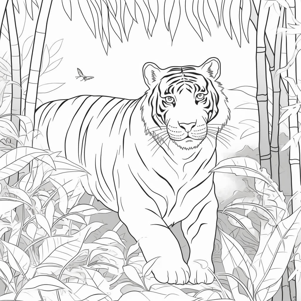 Jungle Color Sheets (Free + Printable)
