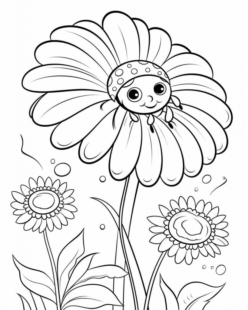 Lady bug pictures to color (free & printable) | Kokoprint.com