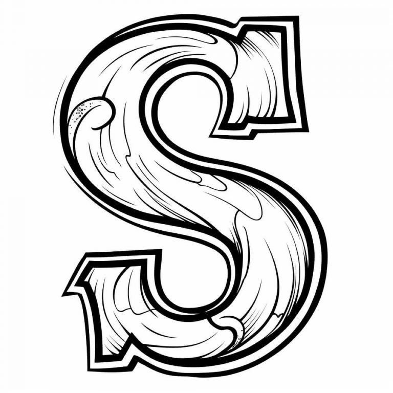 Letter S Coloring Sheet (Free + Printable)