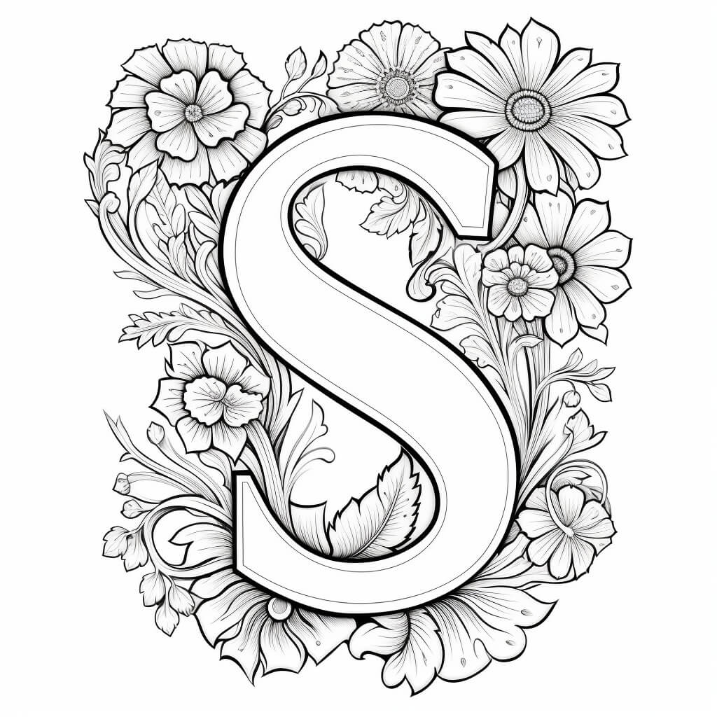 Letter S Coloring Sheet (Free + Printable)
