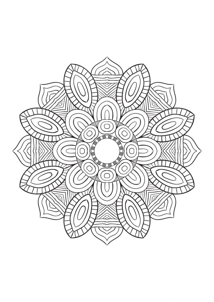 Mandala Coloring Sheets (100% Free Printable) Kokoprint com
