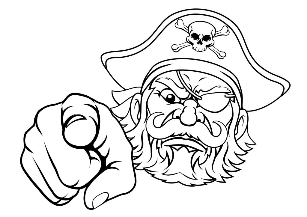 Pirate Color Sheet (Free + Printable)