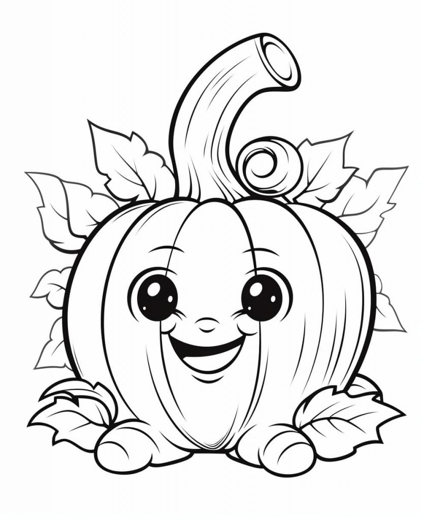 Pumpkin Color Sheets (Free & Printable)