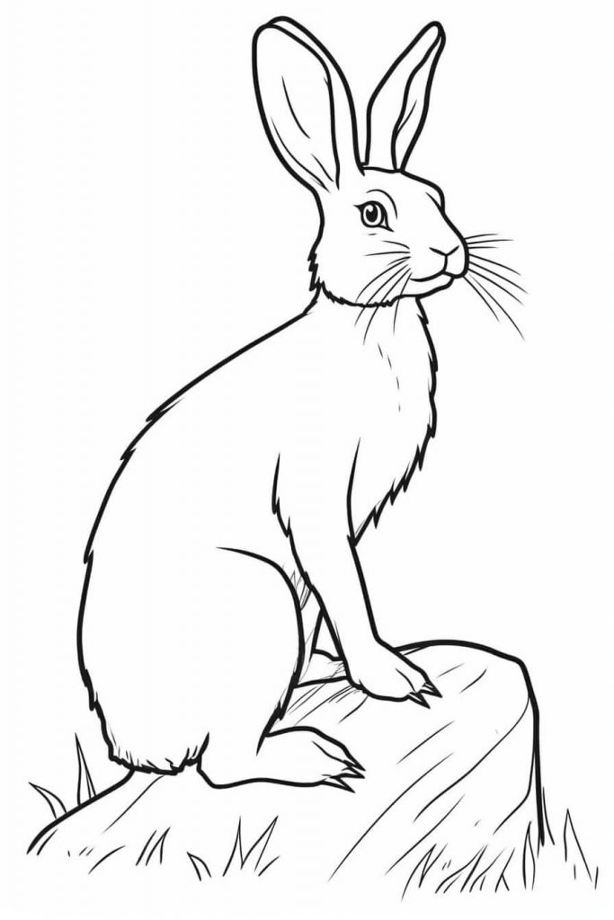 Rabbit Color Sheets (Free & Printable)