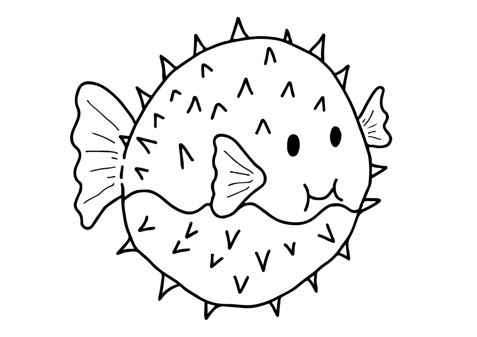 Sea creatures Color Sheets (Free + Printable) | Kokoprint.com