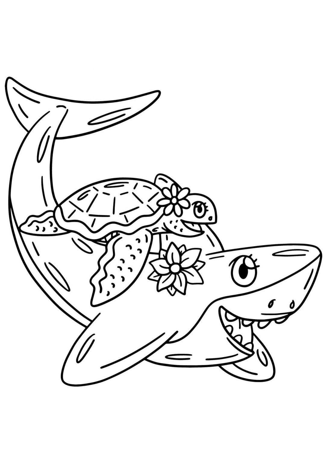 Sea creatures Color Sheets (Free + Printable) | Kokoprint.com