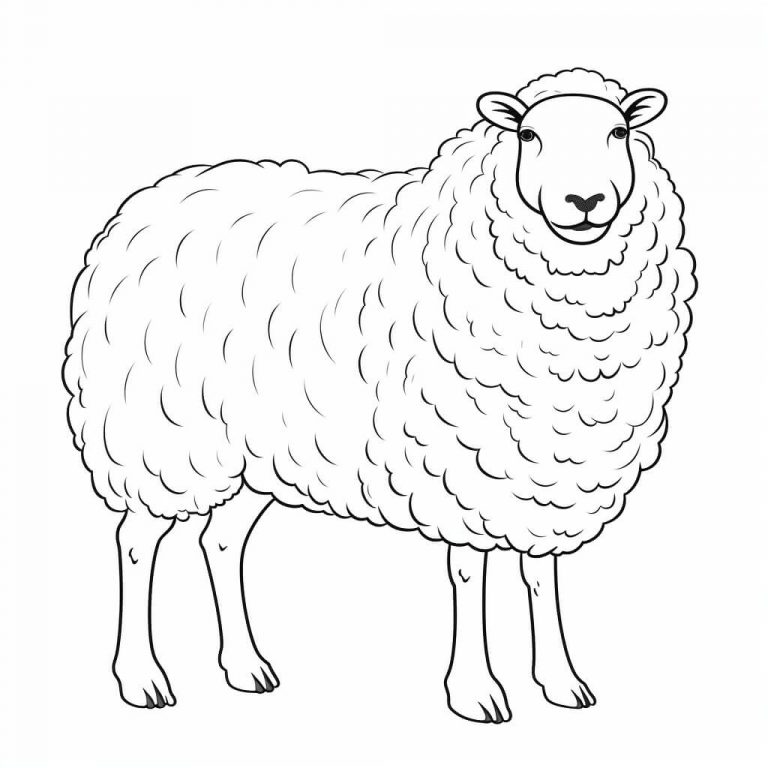  Schaf Ausmalbilder (100% Kostenlos zum Ausdrucken) - Kokoprint.com 