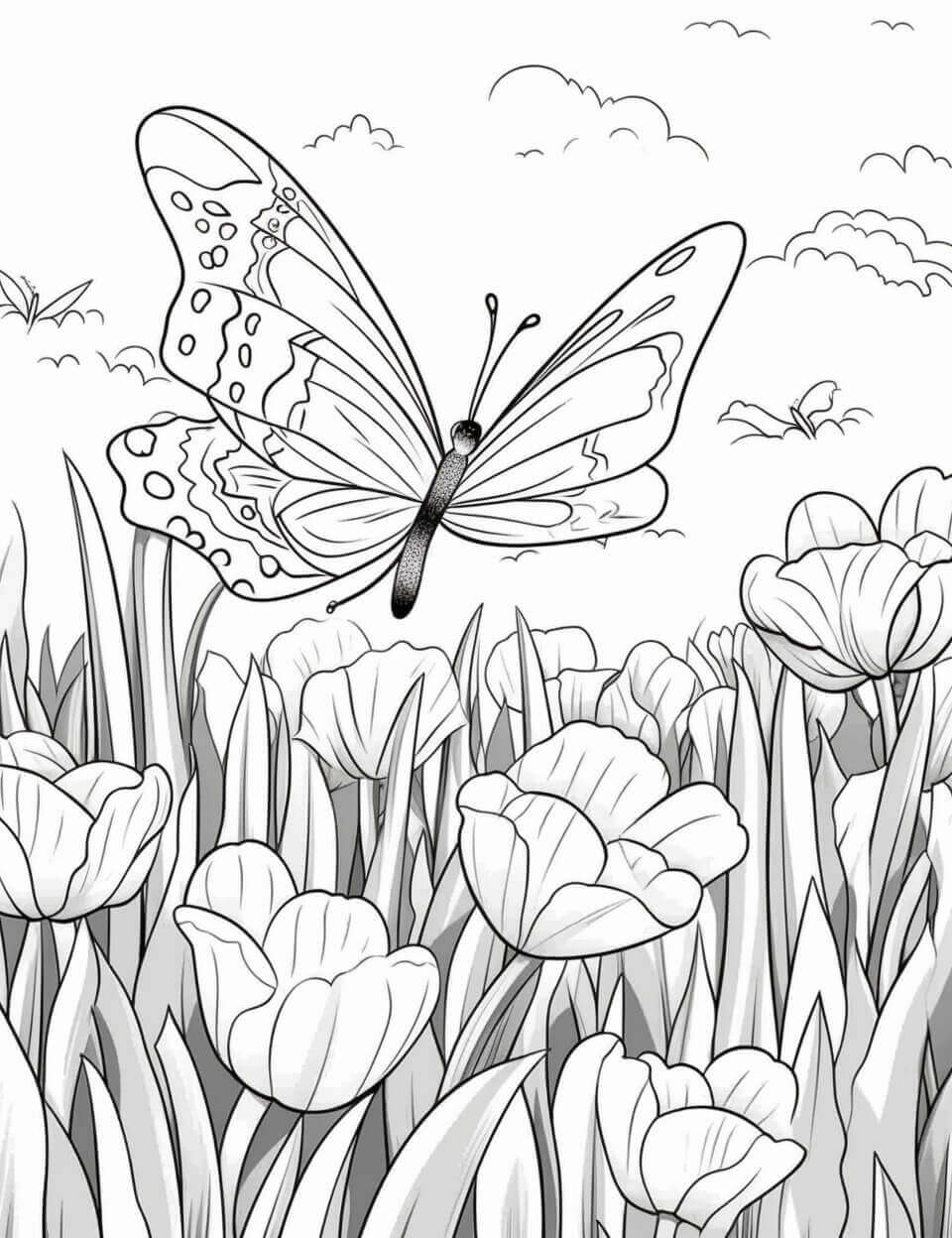 Free Printable Springtime Coloring Pages For Kids Download Free 