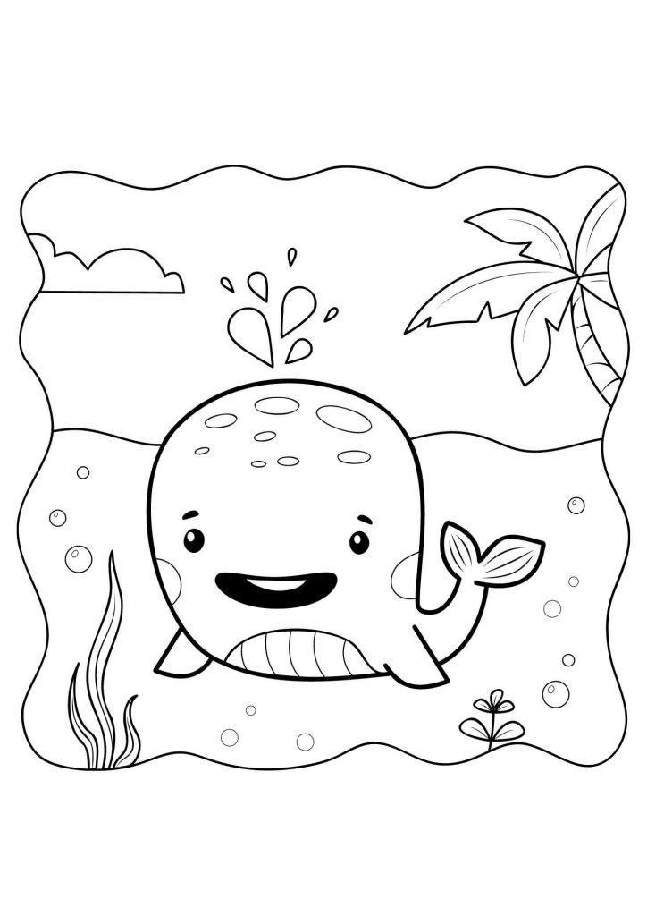  Wal Ausmalbilder (100% Kostenlos zum Ausdrucken) - Kokoprint.com Bildidee 