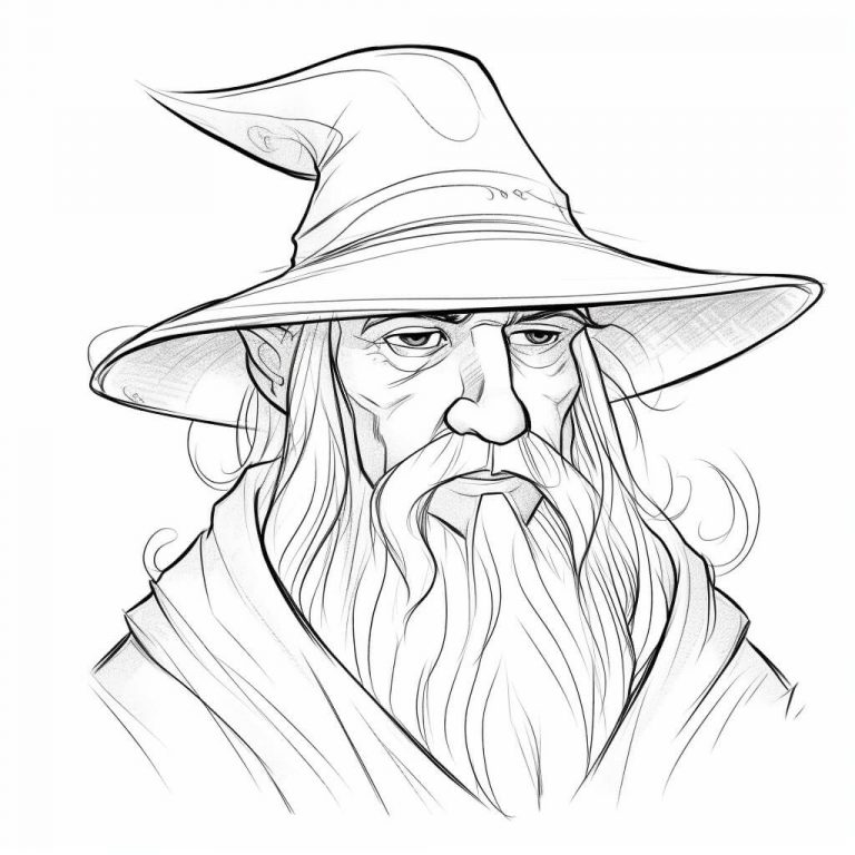 Wizard Color Sheets (Free + Printable) | Kokoprint.com