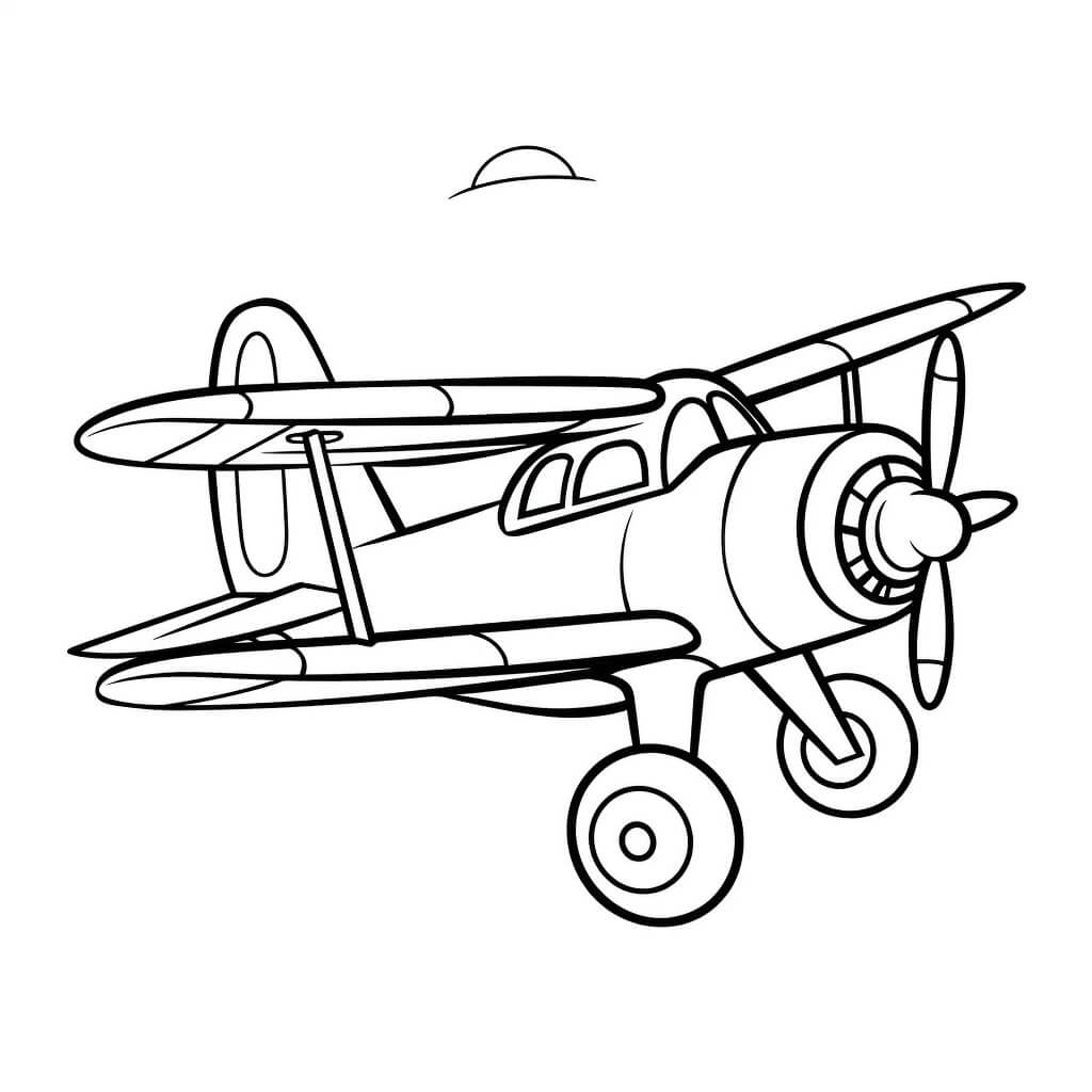 WW2 Airplane Color Sheets (Free & Printable)