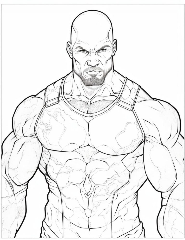 WWE pictures to color (free & printable)