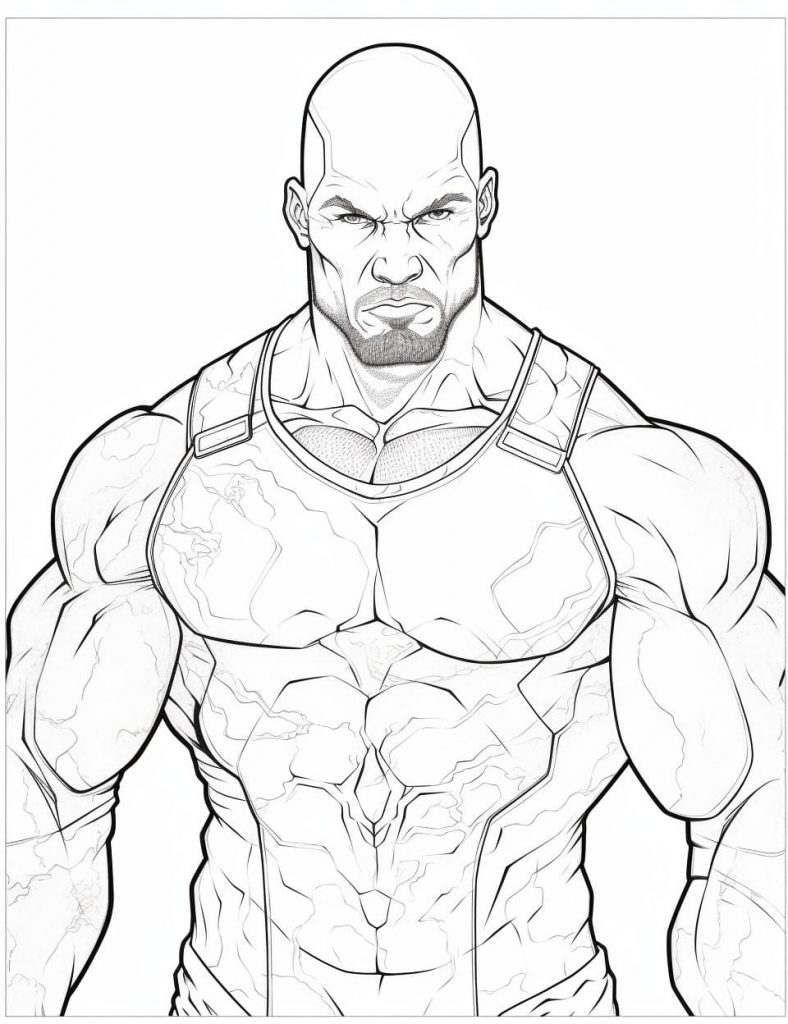 WWE Pictures To Color free Printable wwe-pictures-to-color-free-printable