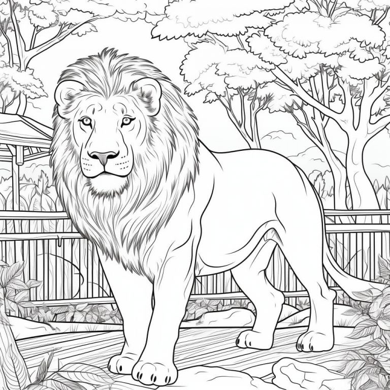 Zoo animals coloring sheets (free + printable)