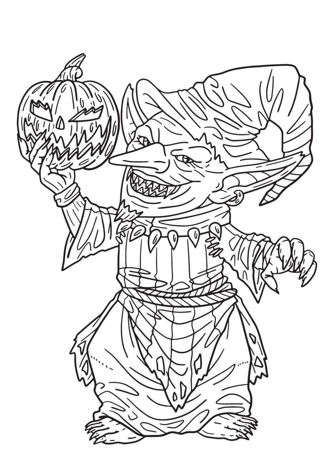  Foto zu Halloween Ausmalbilder (100% Kostenlos zum Ausdrucken) - Kokoprint.com 