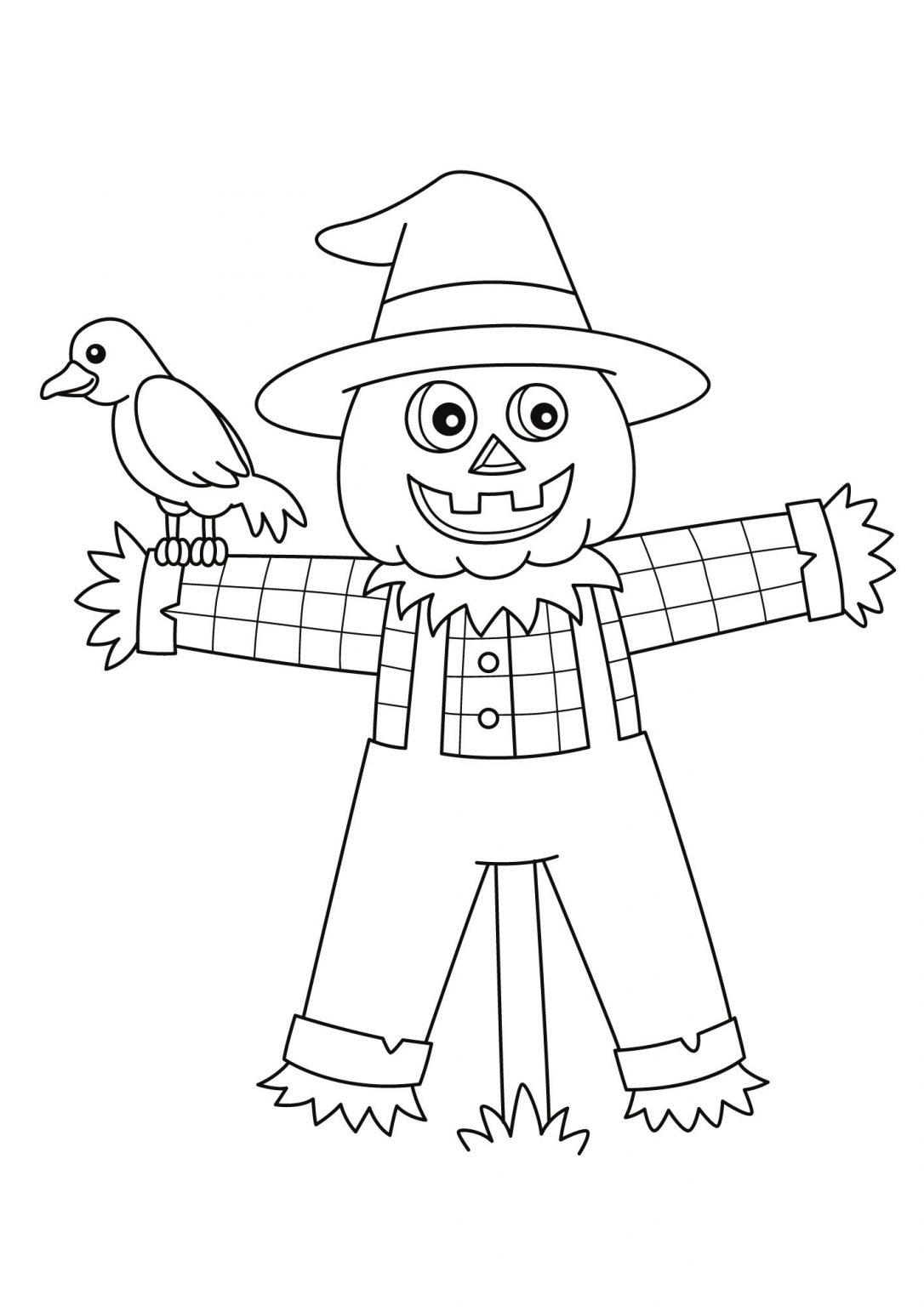  Halloween Ausmalbilder (100% Kostenlos zum Ausdrucken) - Kokoprint.com Illustration 