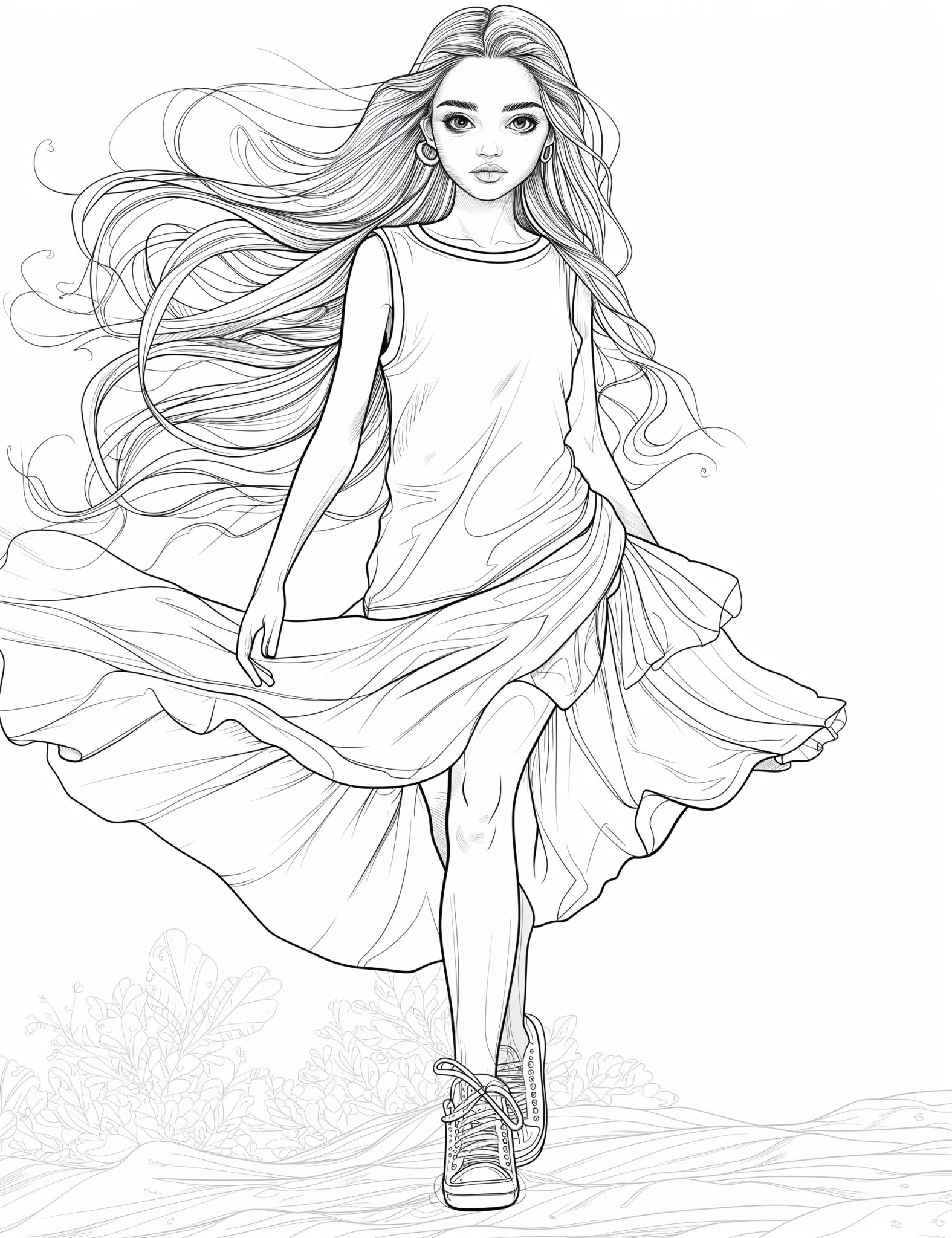  Ausmalbilder von Topmodel (Kostenlos) - Kokoprint.com Motiv 