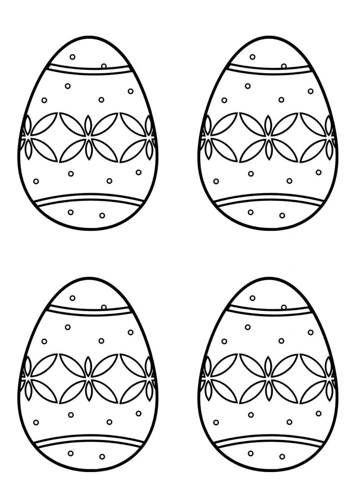  Ostereier Ausmalbilder (100% Kostenlos zum Ausdrucken) - Kokoprint.com 