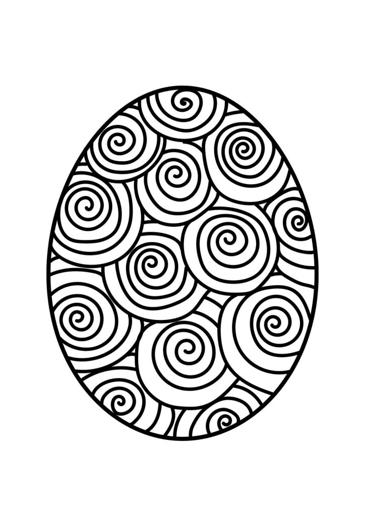  Ostereier Ausmalbilder (100% Kostenlos zum Ausdrucken) - Kokoprint.com Motiv 