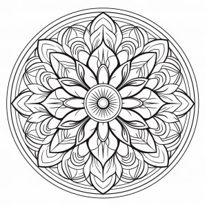 Therapeutic Mandala Coloring Pages (+ Free PDFs) - Kokoprint.com