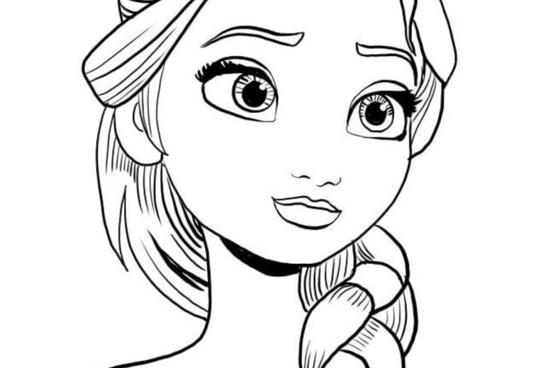 ausmalbild elsa