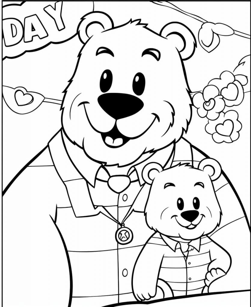 Father's Day Color Sheet (Free + Printable)
