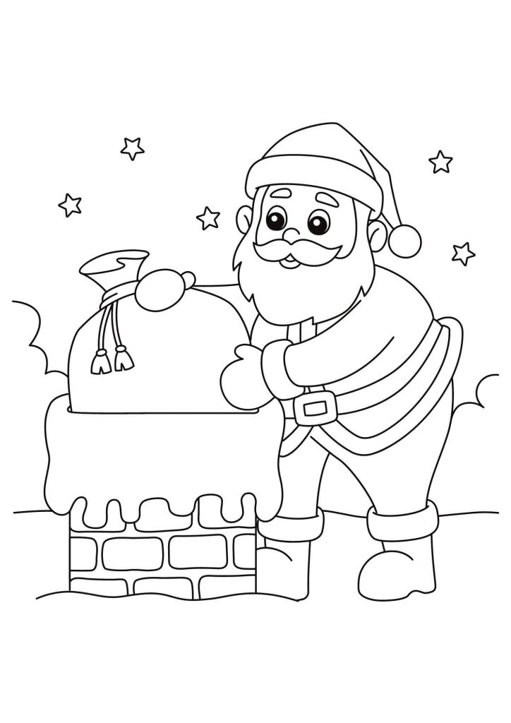  Christmas Color Sheet (Free + Printable) Illustration 